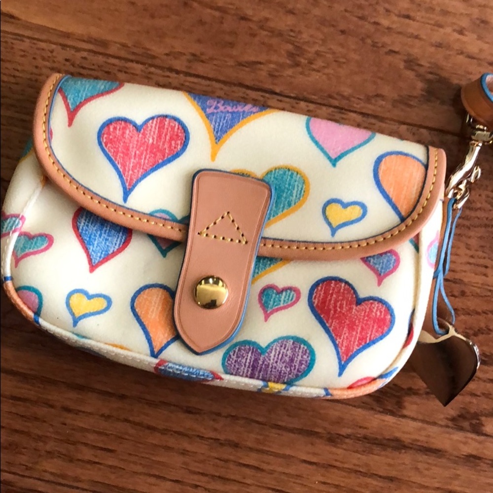 Dooney & Bourke Wristlet with Signature Hearts